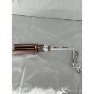 Conair Double Ceramic 3 Barrel Hair Waver, Beach Waver Curling Iron